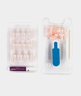 Foto 4 | Kit De Uñas Kiss Salon Acrílico Francés Pet Peeve Real Short (paquete De 6) - Venta Internacional.