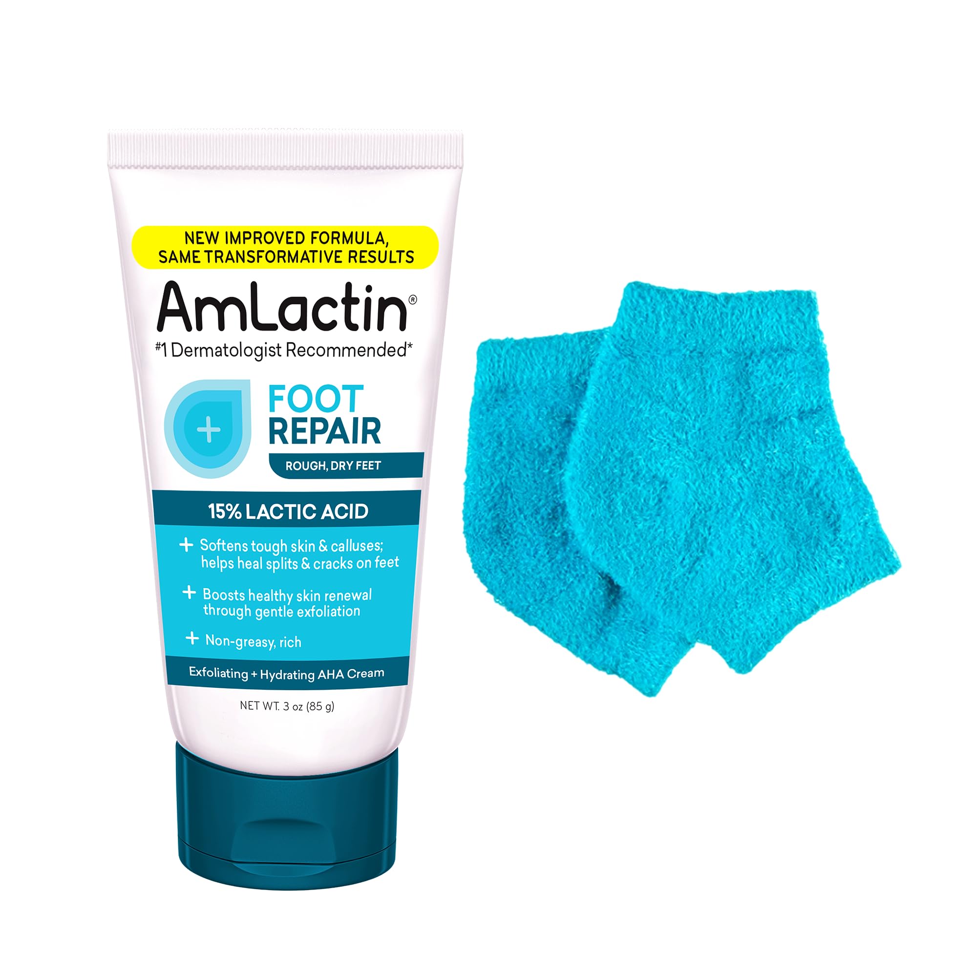 Foto 2 pulgar | Crema para Pies Amlactin Foot Repair Therapy 85 G con Calcetines - Venta Internacional