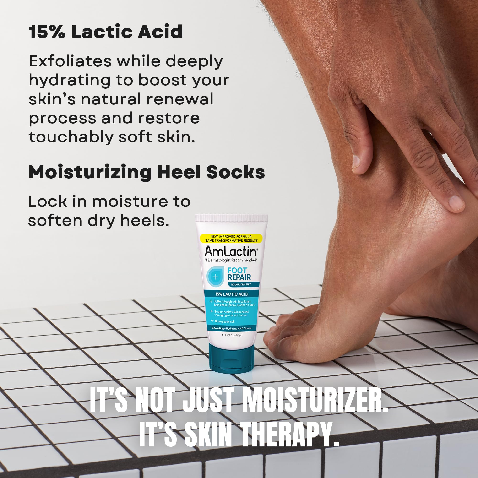 Foto 4 pulgar | Crema para Pies Amlactin Foot Repair Therapy 85 G con Calcetines - Venta Internacional