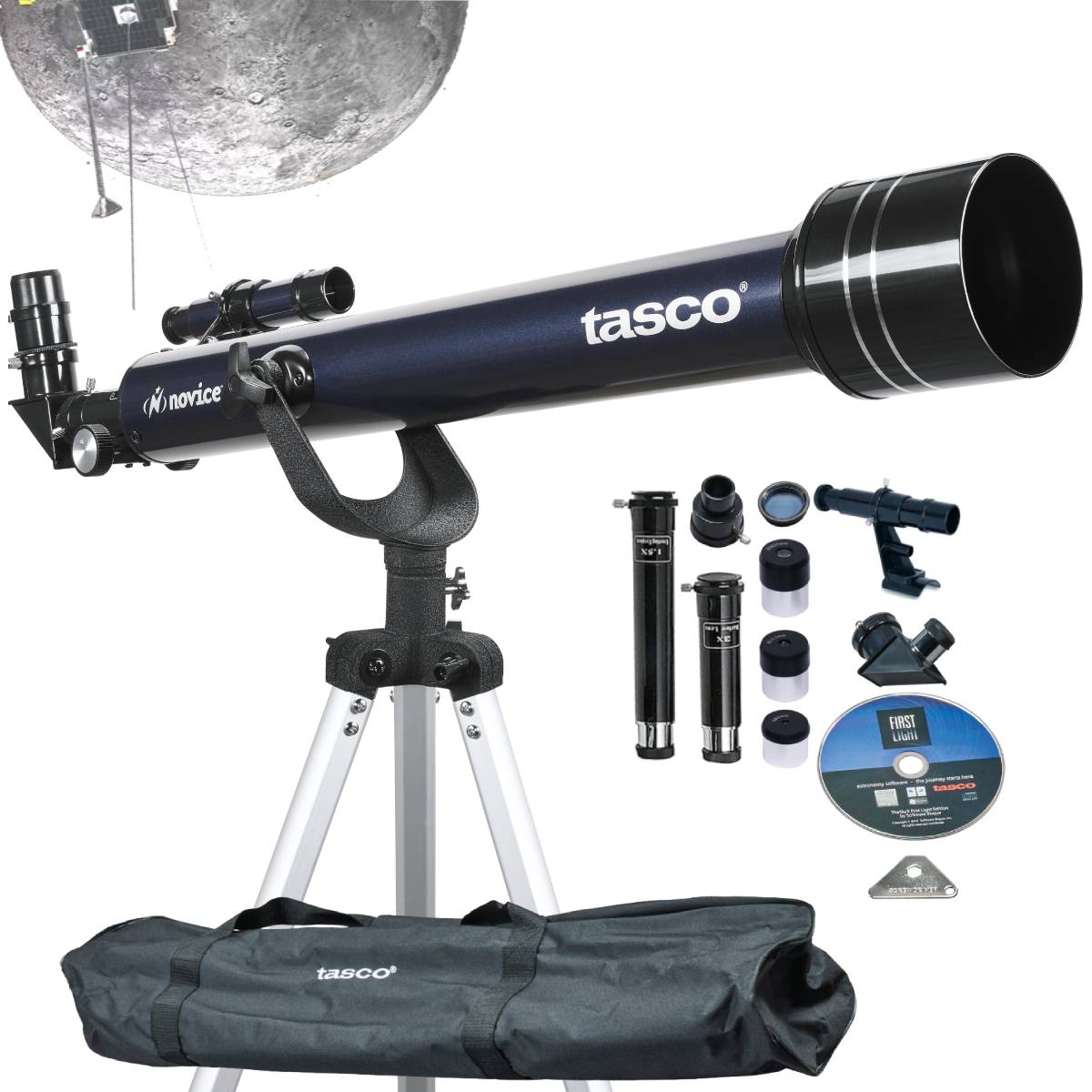 Foto 1 | Telescopio Tasco Novice 60x700mm Portátil Azul