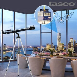 Foto 4 | Telescopio Tasco Novice 60x700mm Portátil Azul