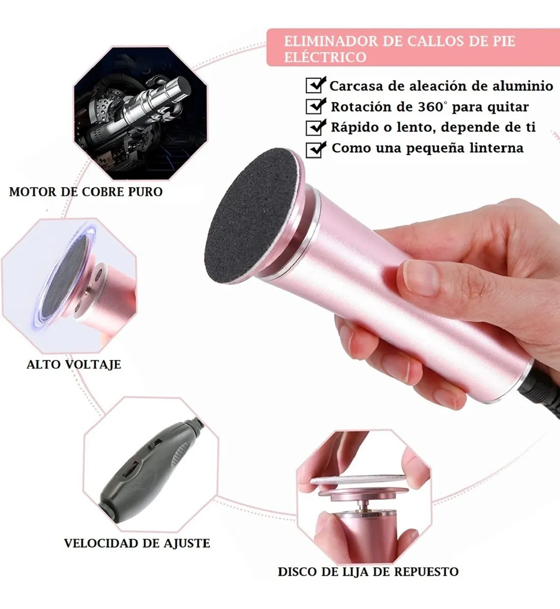 Foto 4 pulgar | Máquina Exfoliadora para Pies Malubero