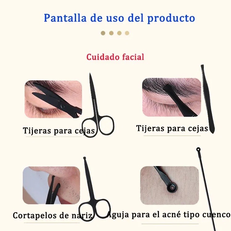 Foto 3 pulgar | Set De Manicura Y Pedicura 23 En 1 Profesional Fnbrli