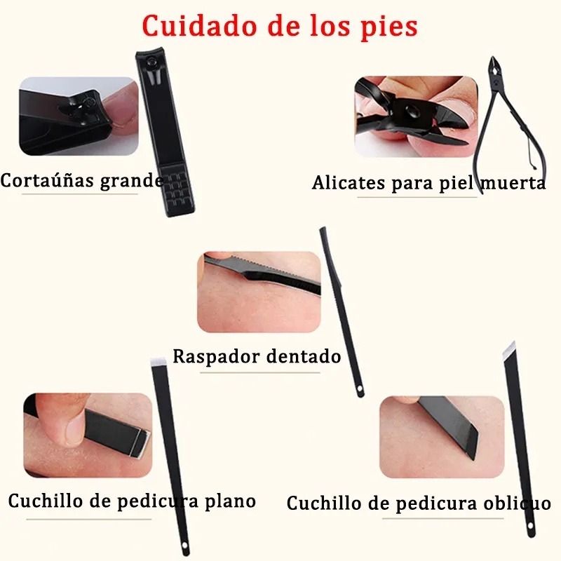 Foto 6 | Set De Manicura Y Pedicura 23 En 1 Profesional Fnbrli