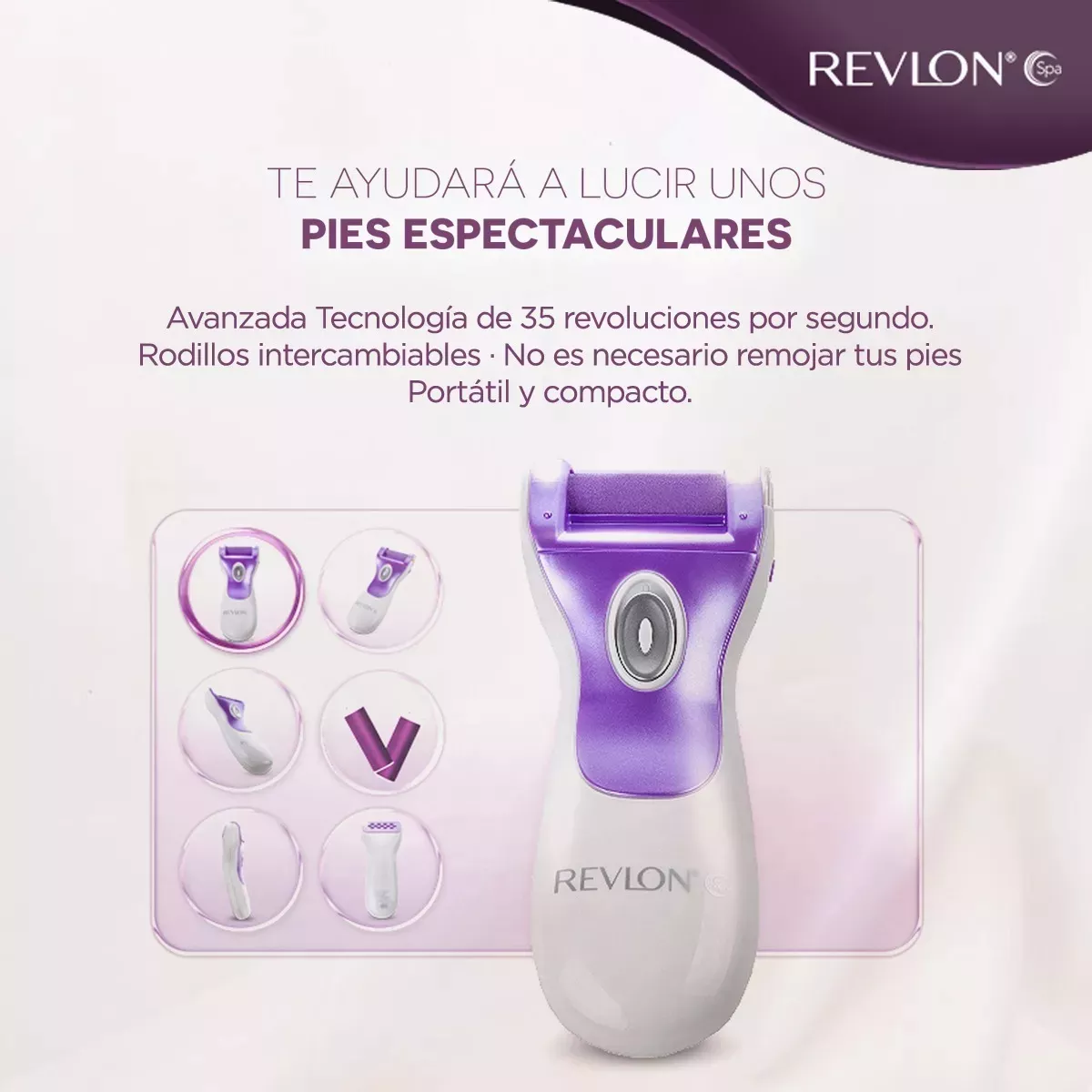 Foto 5 pulgar | Removedor De Callos Revlon Rvsp3859wwn1 Blanco Con Morado