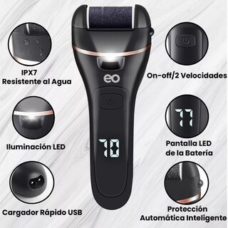Foto 3 | Removedor De Callos Eléctrico Limas Para Pies 18 Piezas Eo Safe Imports Esi-10925-1 Negro
