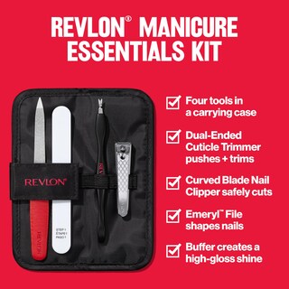 Foto 3 | Set De Manicura Revlon Manicure Essentials Kit Con Funda De Viaje - Venta Internacional.