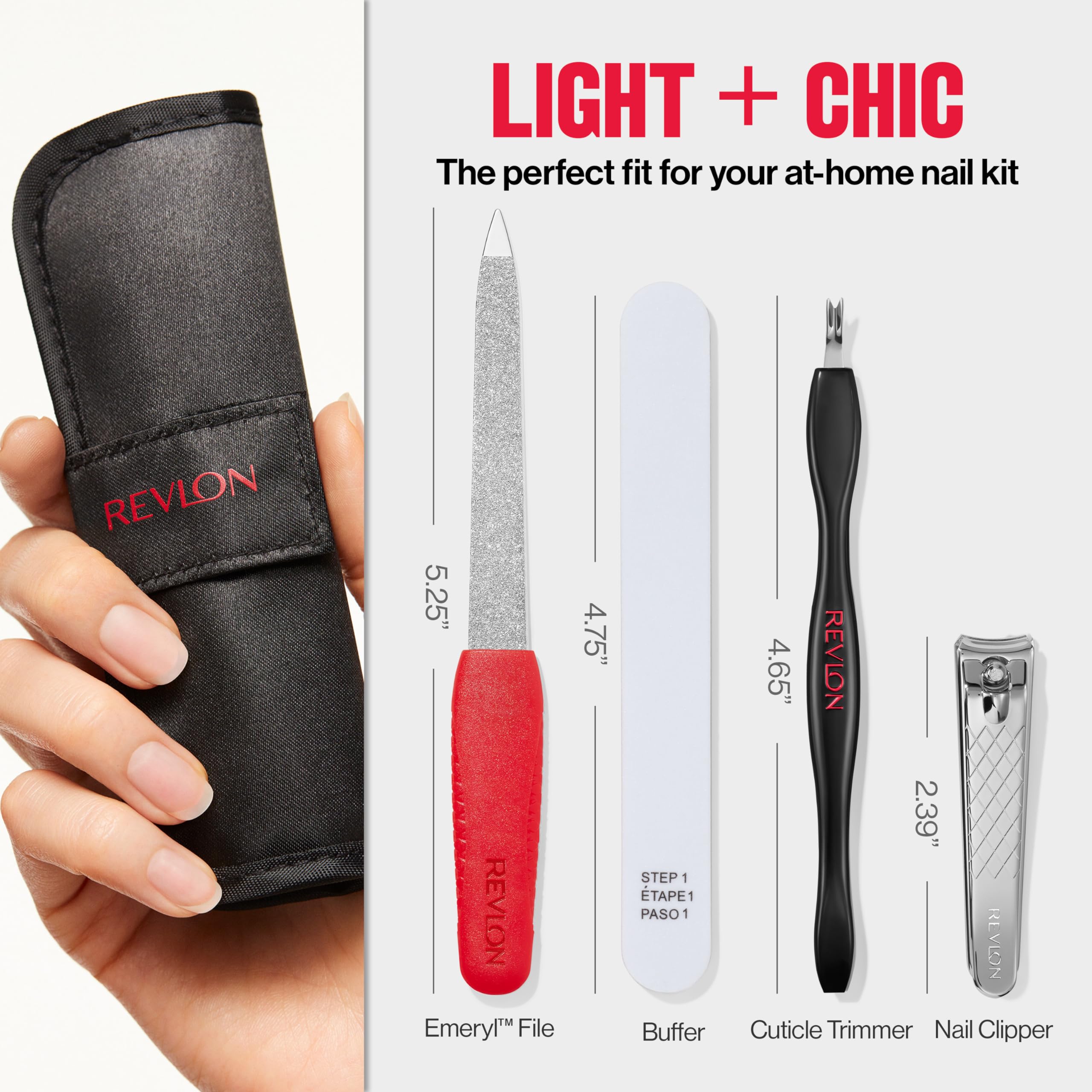 Foto 6 | Set De Manicura Revlon Manicure Essentials Kit Con Funda De Viaje - Venta Internacional.