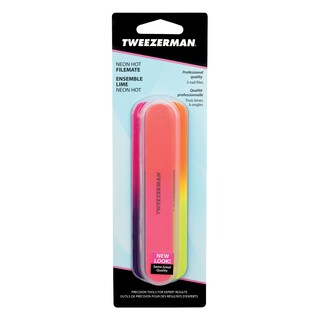 Foto 5 | Set De Limas De Uñas Tweezerman Neon Hot, Grano 100/180, 3 Unidades - Venta Internacional.