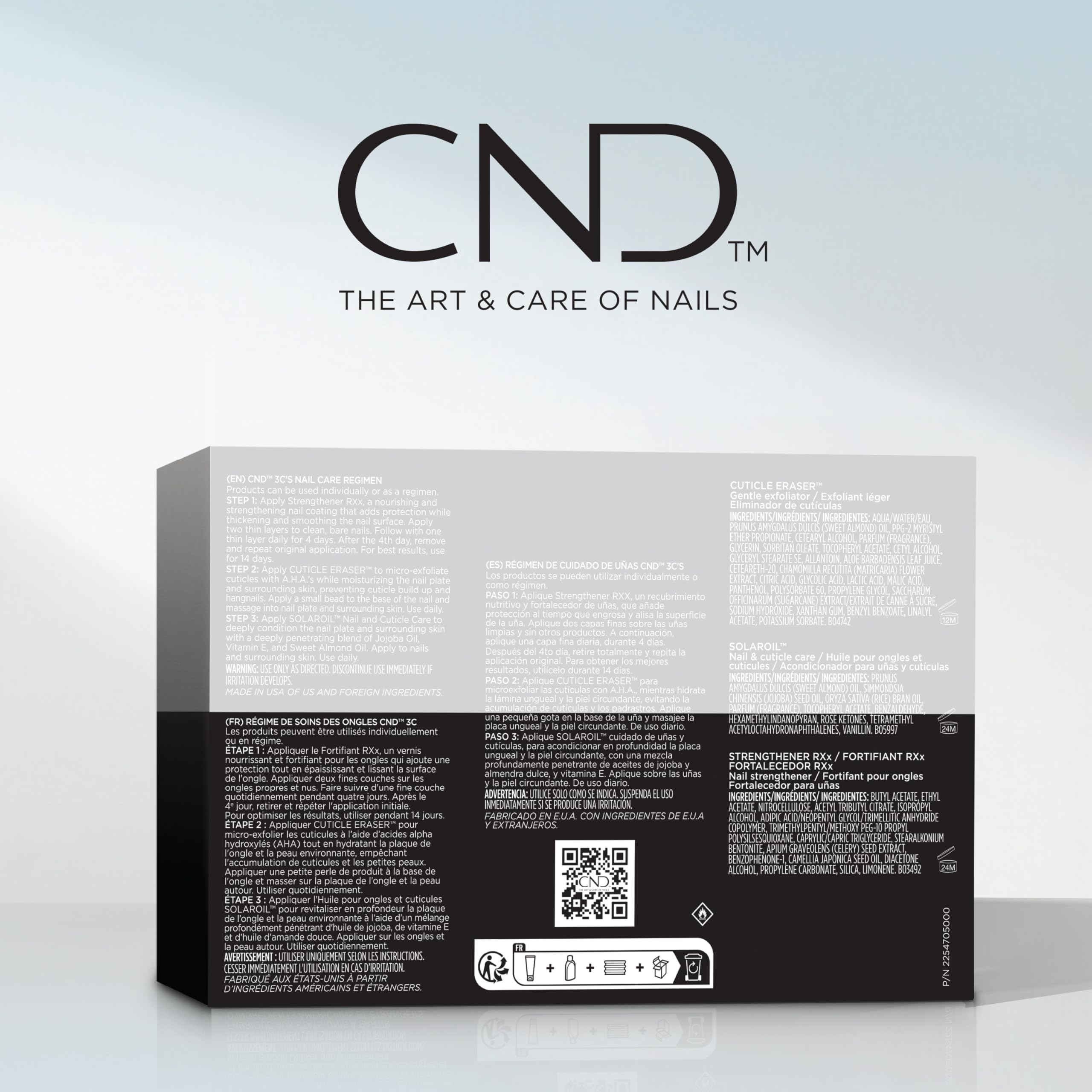 Foto 6 | Kit Cnd Triple C Para Tratamiento De Uñas, Borrador De Cutículas, Fortalecedor, Rxx - Venta Internacional.