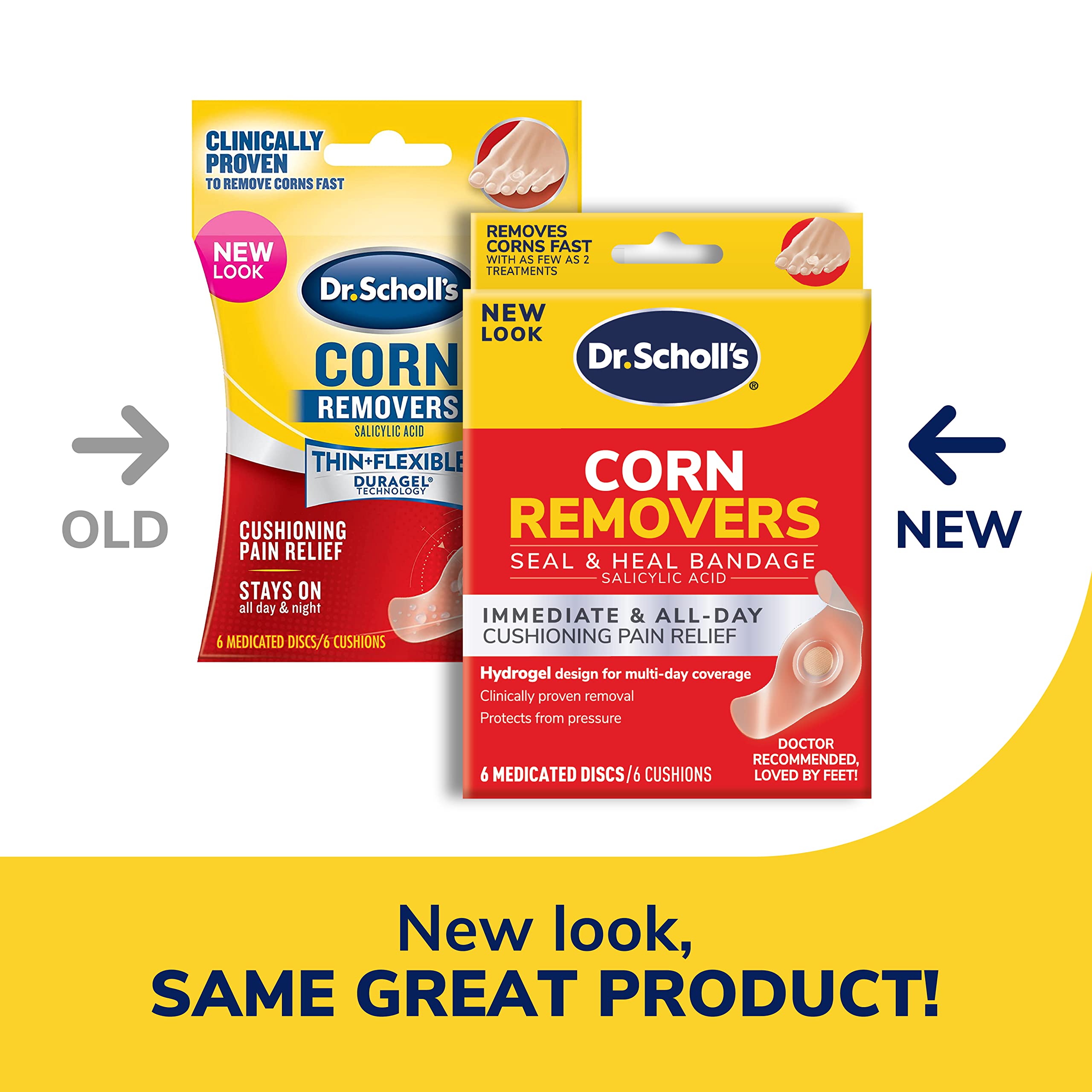 Foto 2 | Eliminador De Maíz Dr. Scholl's Duragel, 18 Unidades Con Ácido Salicílico - Venta Internacional.