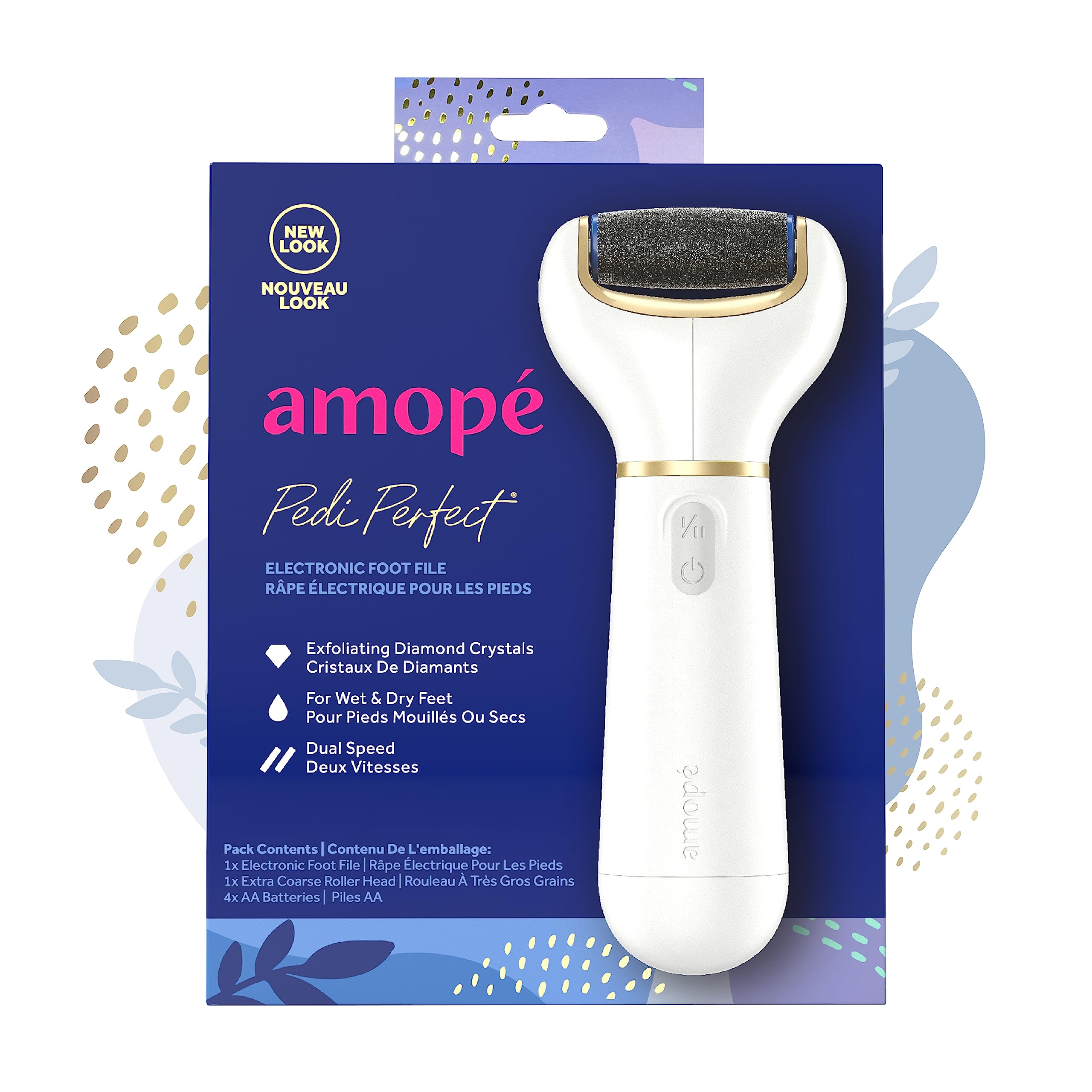 Foto 2 pulgar | Archivador Electrónico Para Pies Secos Amope Pedi Perfect Azul/rosa - Venta Internacional.