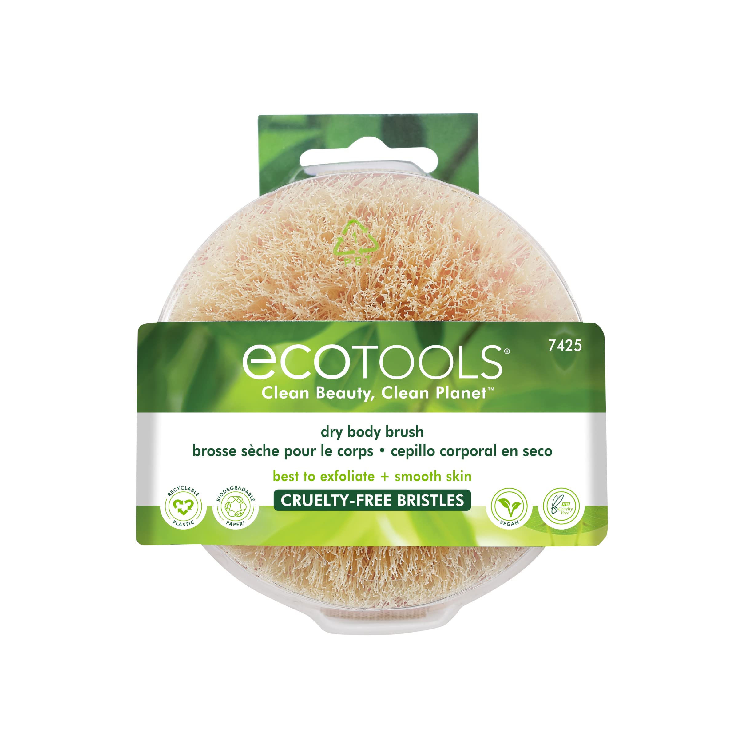 Foto 1 | Cepillo Seco Ecotools Para El Cuidado De La Piel Después De La Ducha Y El Baño - Venta Internacional.