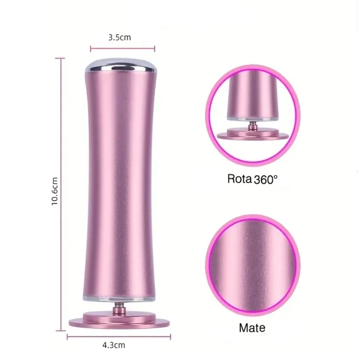 Foto 4 pulgar | Removedor Callos Pedicure Exfoliante Lima Pies Eo Safe Imports Esi-19025 Púrpura