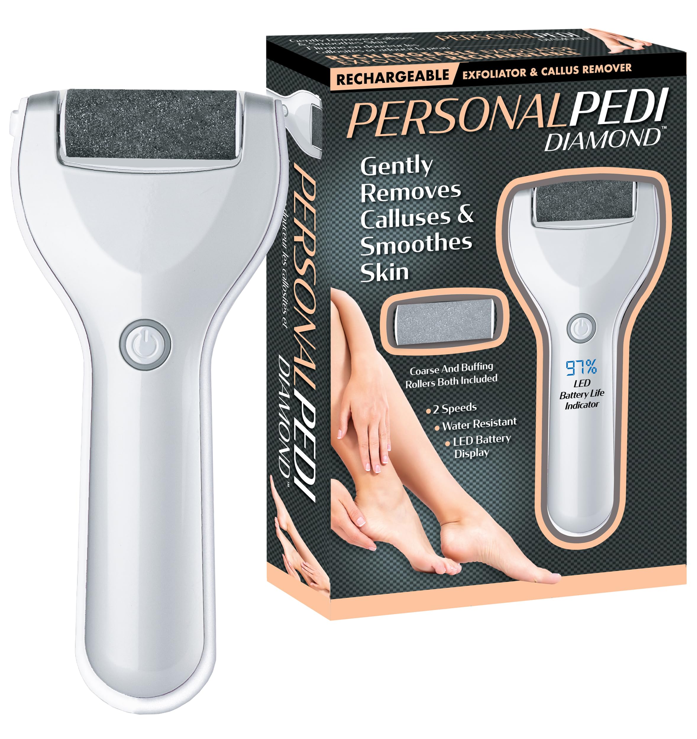 Foto 2 pulgar | Eliminador Eléctrico De Callos Para Pies Personal Pedi Diamond - Venta Internacional.