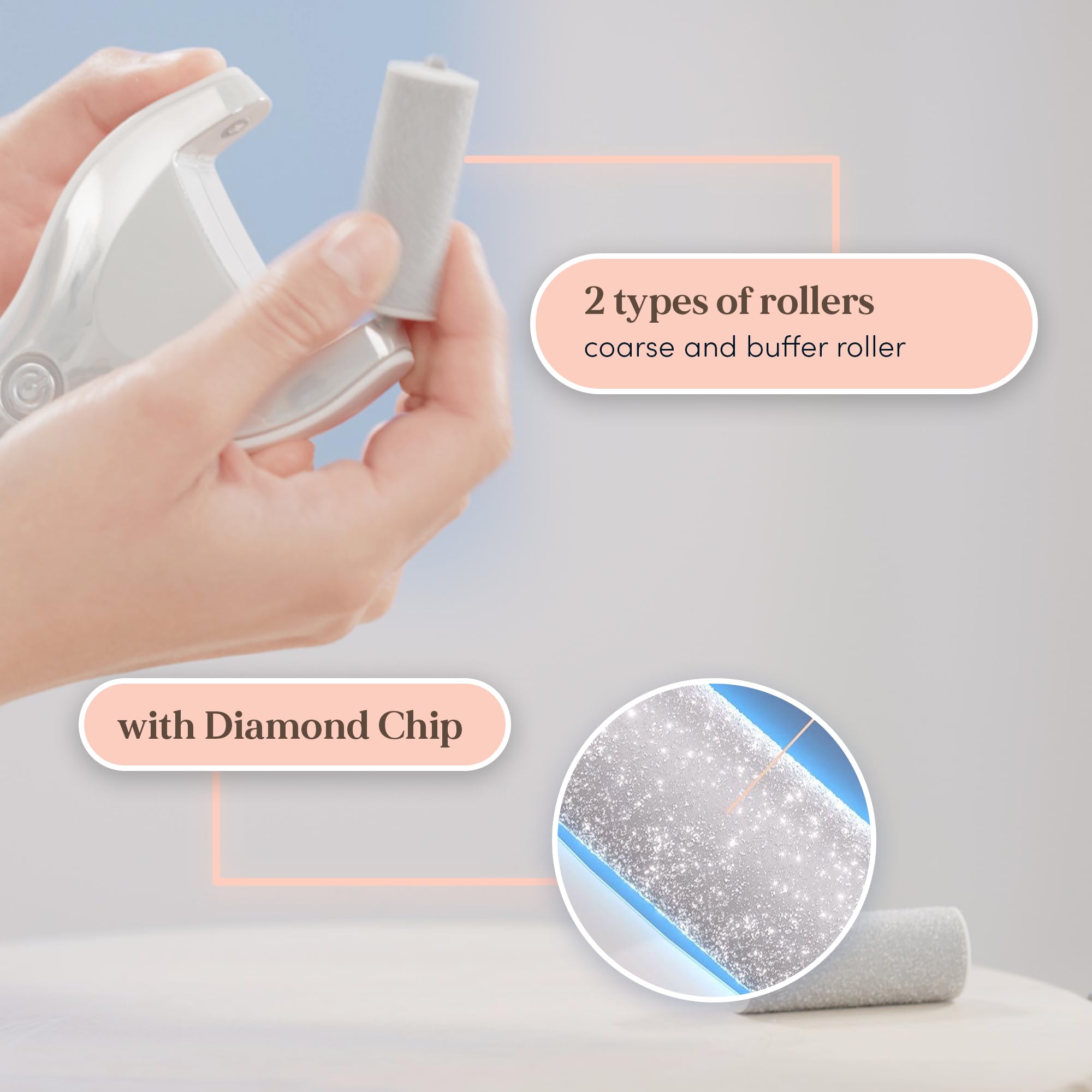 Foto 4 | Eliminador Eléctrico De Callos Para Pies Personal Pedi Diamond - Venta Internacional.