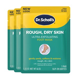 Foto 1 | Mascarilla Para Pies Ultra Exfoliante Dr. Scholl's Para Piel Áspera Y Seca, Paquete De 3 - Venta Internacional.