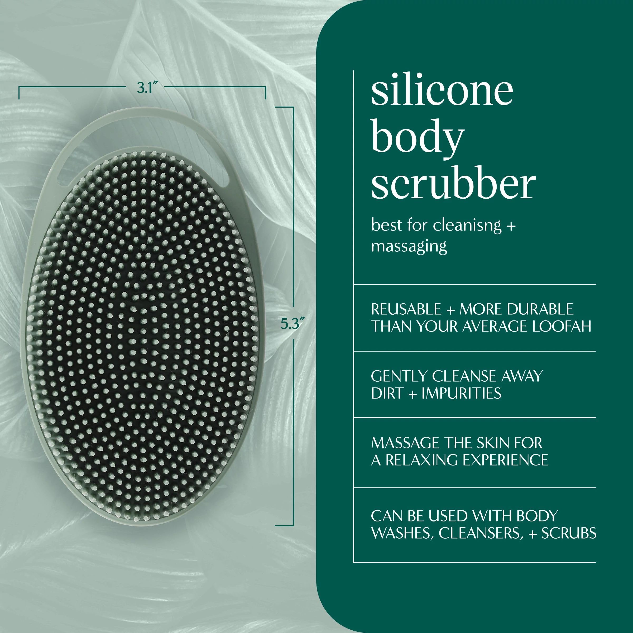 Foto 3 | Exfoliante Corporal De Silicona Ecotools Para Una Limpieza Suave, 1 Unidad - Venta Internacional.