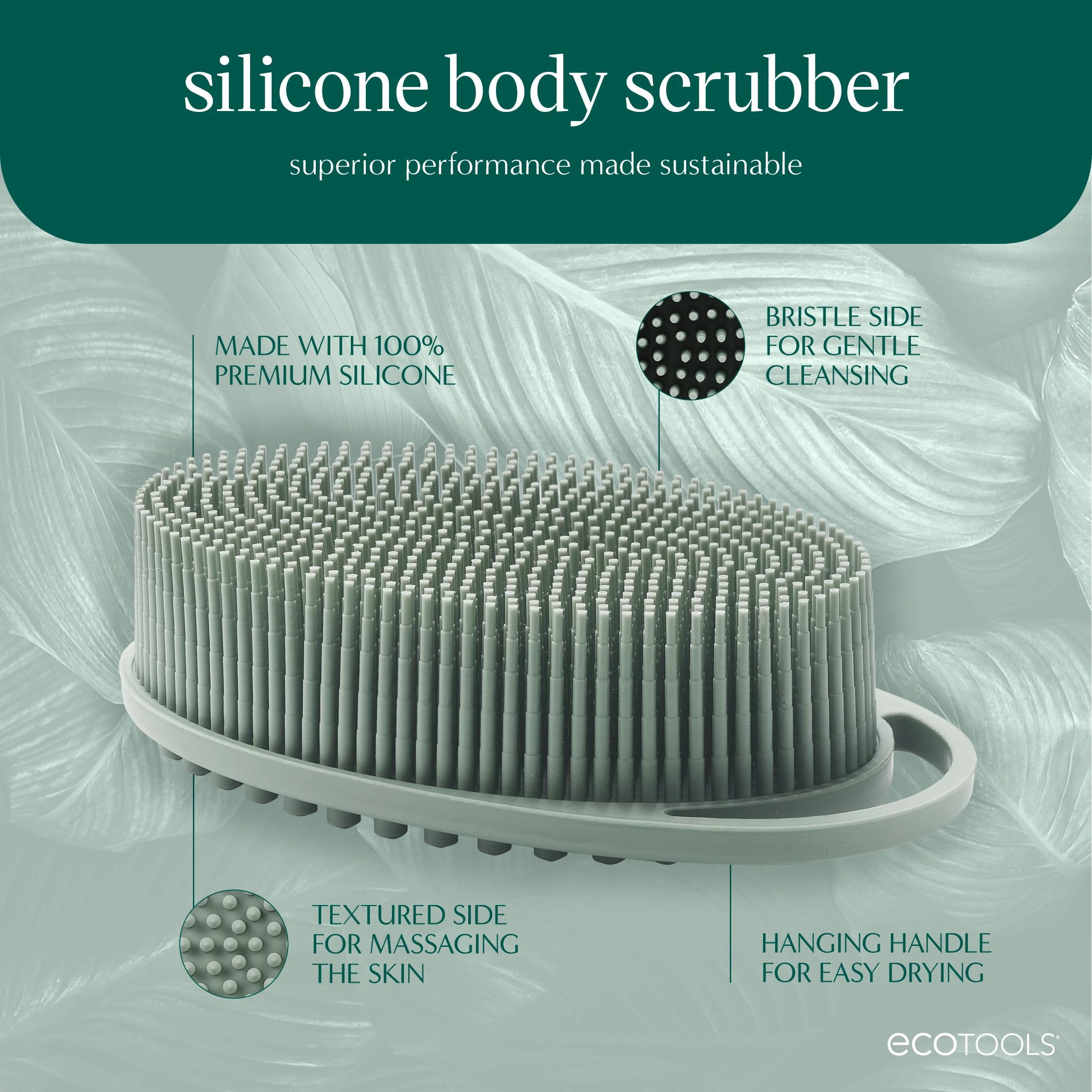 Foto 4 | Exfoliante Corporal De Silicona Ecotools Para Una Limpieza Suave, 1 Unidad - Venta Internacional.