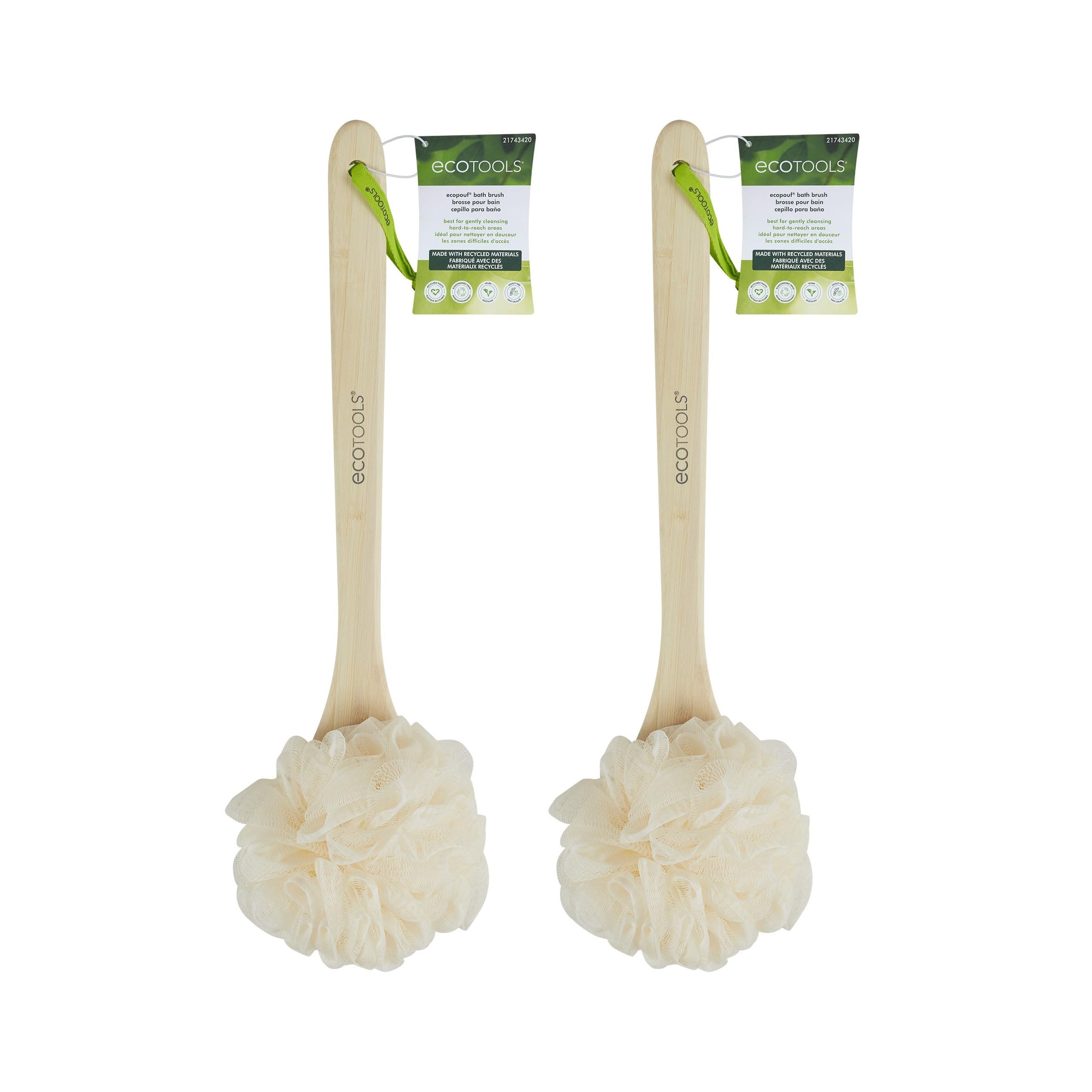 Foto 3 pulgar | Cepillo De Baño Ecotools Ecopouf Con Mango Largo Y Malla Reciclada - Venta Internacional.