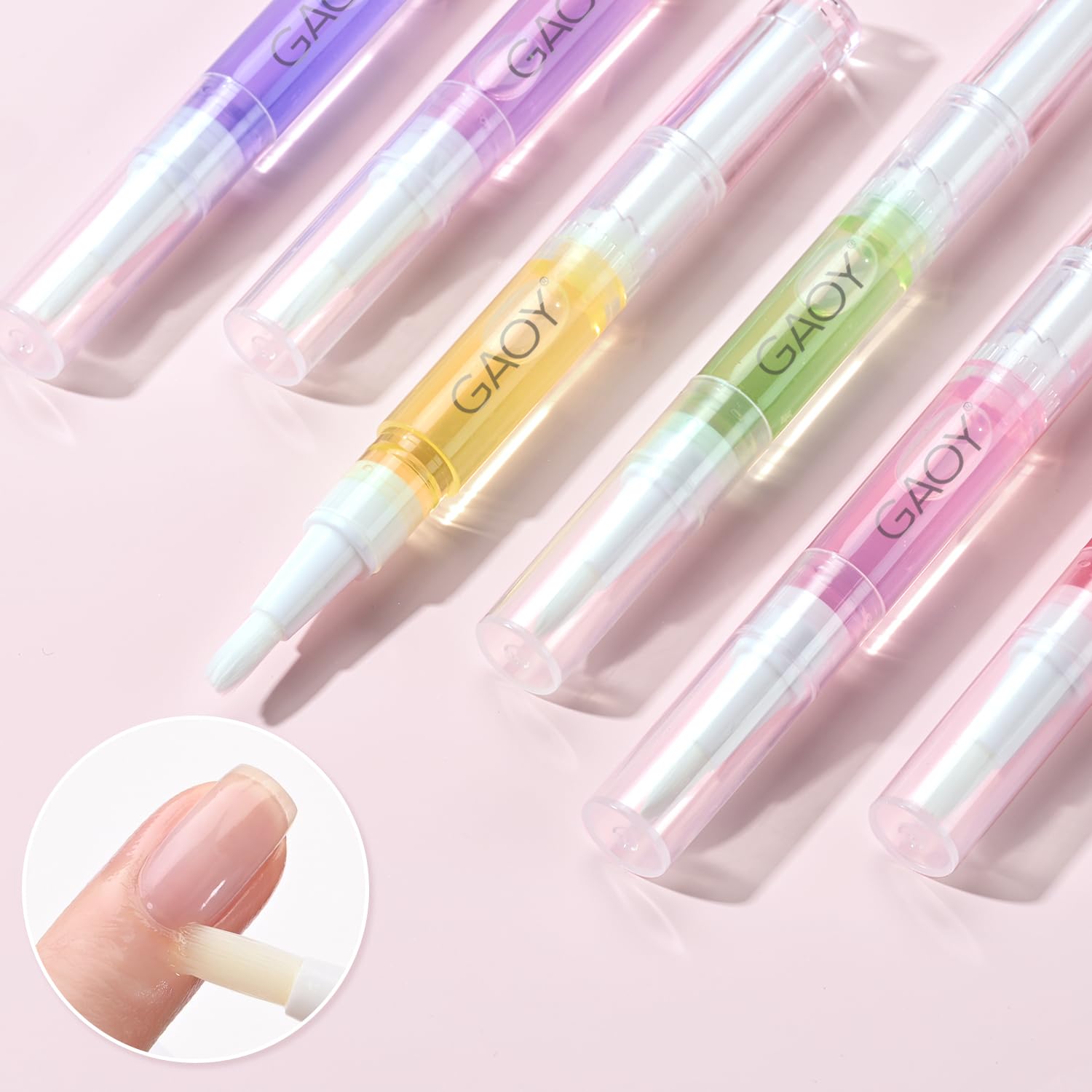 Foto 2 pulgar | Juego De Bolígrafos De Aceite Para Cutículas Gaoy, 6 Unidades Con Vitamina E Para El Cuidado De Las Uñas - Ven