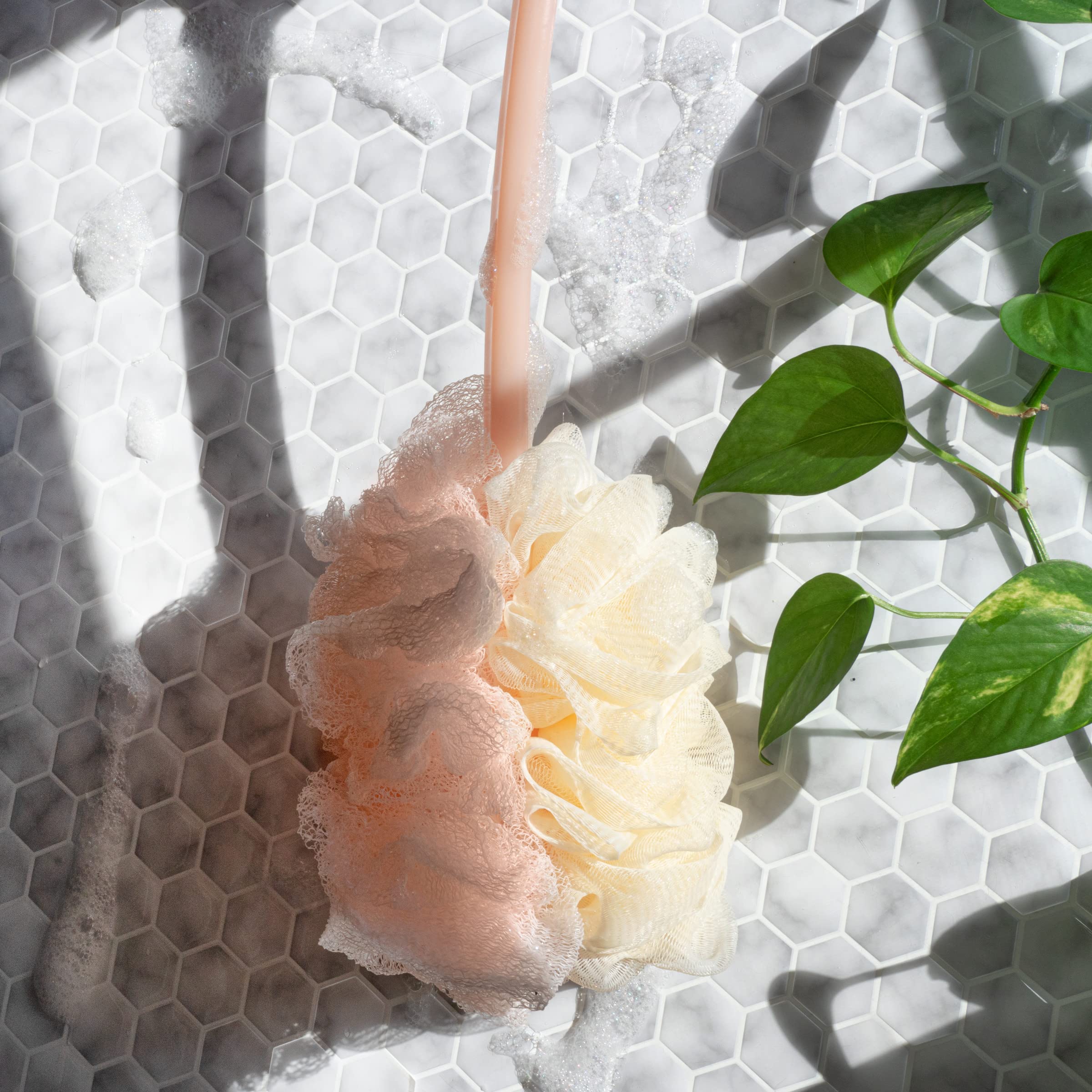 Foto 6 | Cepillo De Baño Ecotools Ecopoouf, Esponja Vegetal 2 En 1 Con Mango Largo - Venta Internacional.