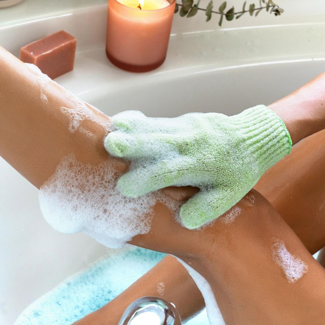 Foto 5 pulgar | Guantes De Baño Y Ducha Ecotools, Redes Recicladas, 6 Pares - Venta Internacional.
