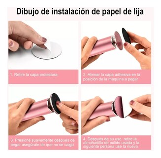 Foto 5 | Máquinas Exfoliadoras Lab.g Lima Para Pies Quita Rosa