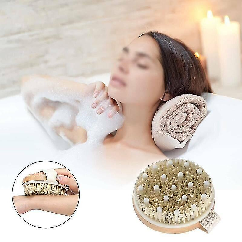 Foto 2 pulgar | Cepillo De Baño Huoguo Clean Round Para Exfoliación Corporal Completa - Venta Internacional.