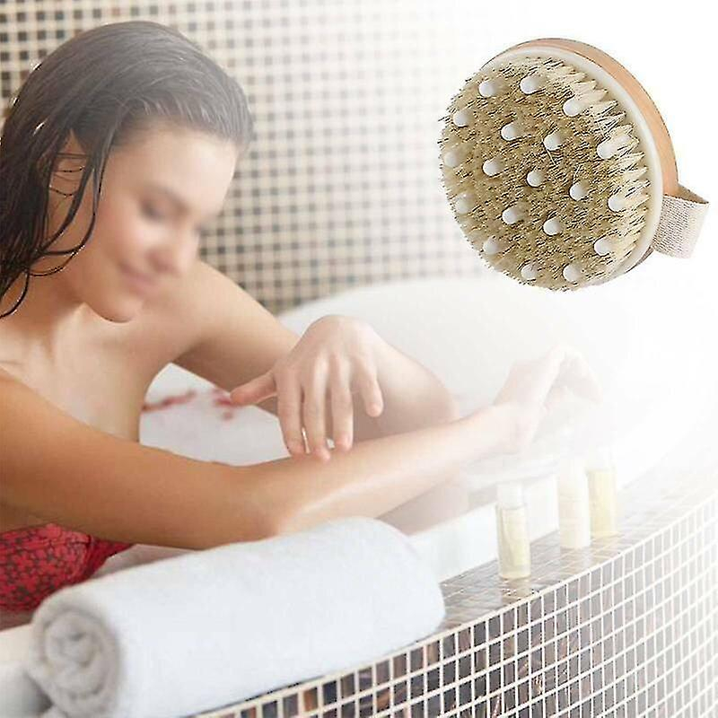 Foto 3 pulgar | Cepillo De Baño Huoguo Clean Round Para Exfoliación Corporal Completa - Venta Internacional.