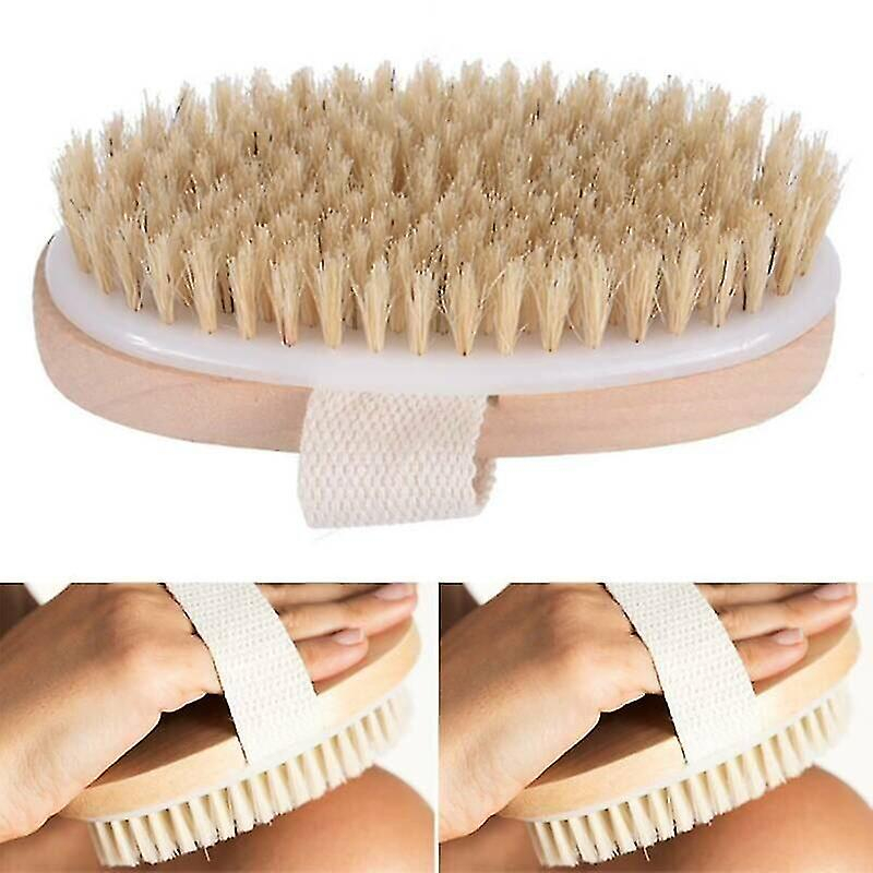 Foto 2 pulgar | Cepillo De Baño Huoguo  Masajeador Profesional De Cerdas Para Piel Seca - Venta Internacional.