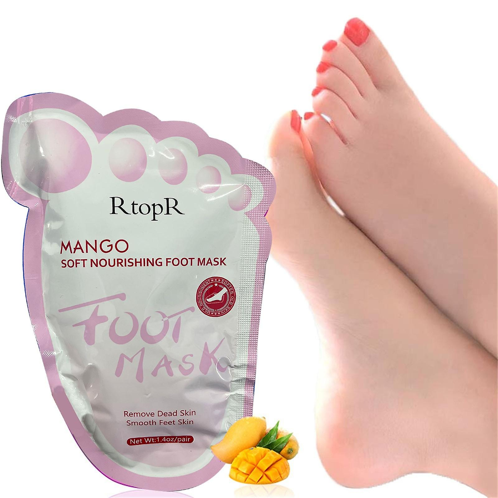 Foto 5 pulgar | Mascarilla Exfoliante Para Pies Huoguo  Elimina La Piel Muerta  1 Par - Venta Internacional.