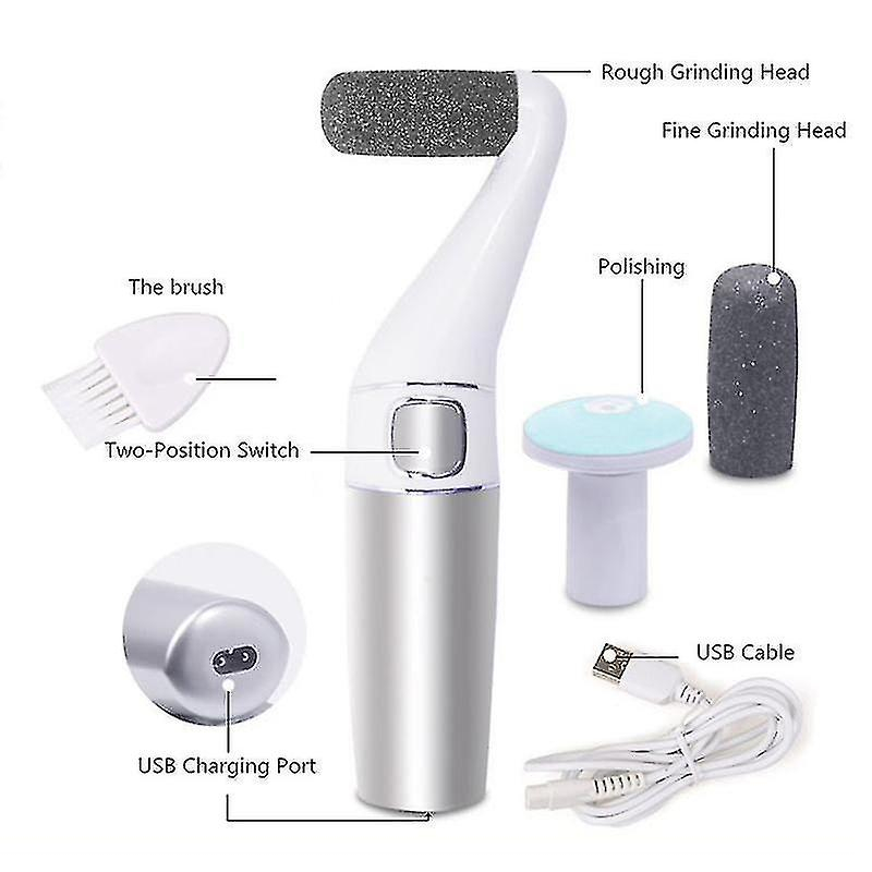 Foto 6 pulgar | Lima Eléctrica Para Pies Huoguo Recargable Usb Para El Cuidado De Los Talones - Venta Internacional.