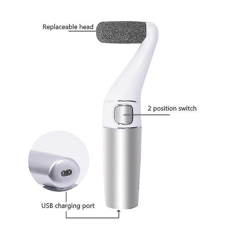 Foto 7 pulgar | Lima Eléctrica Para Pies Huoguo Recargable Usb Para El Cuidado De Los Talones - Venta Internacional.