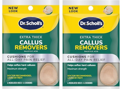 Foto 1 | Eliminador De Callos Dr. Scholl's Extragrueso 4 Unidades (paquete De 2) - Venta Internacional.