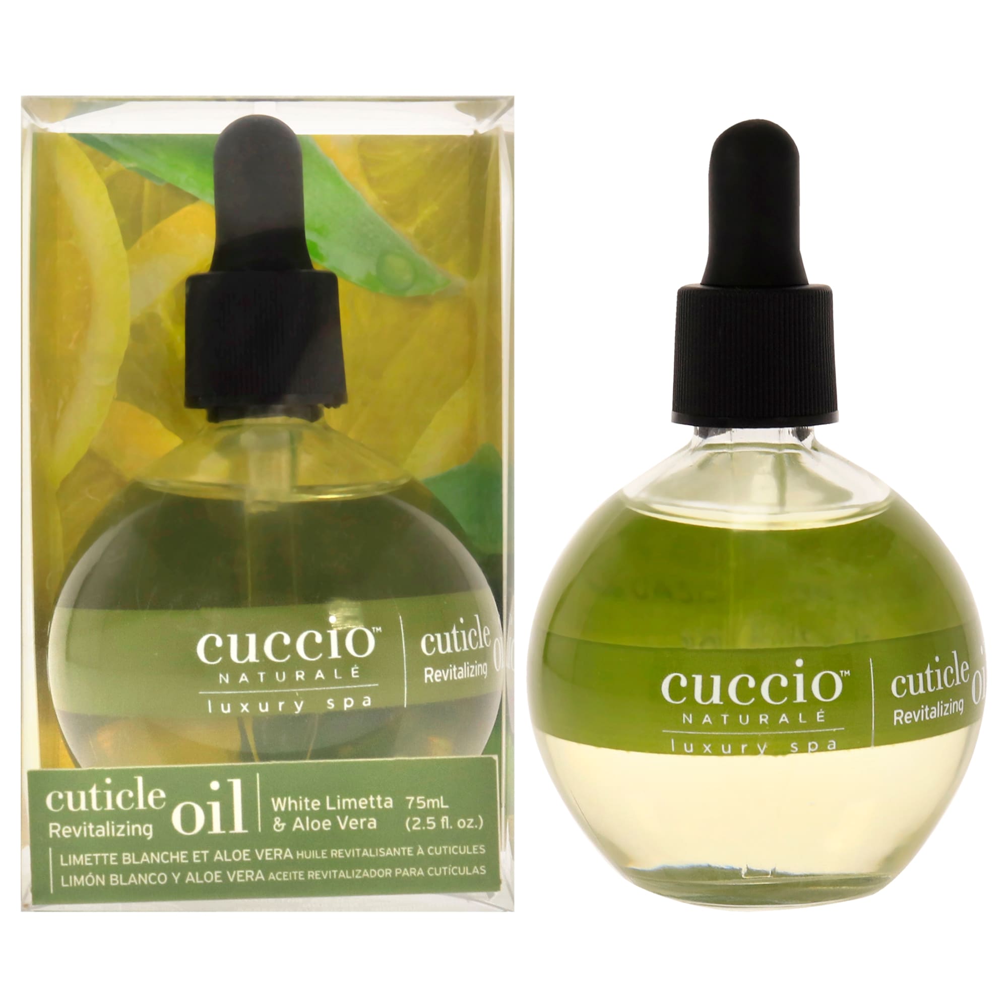 Cuticle Revitalizing Oil - White Limetta And Aloe Vera Manicure Cuccio Naturale Transparent Colour $266