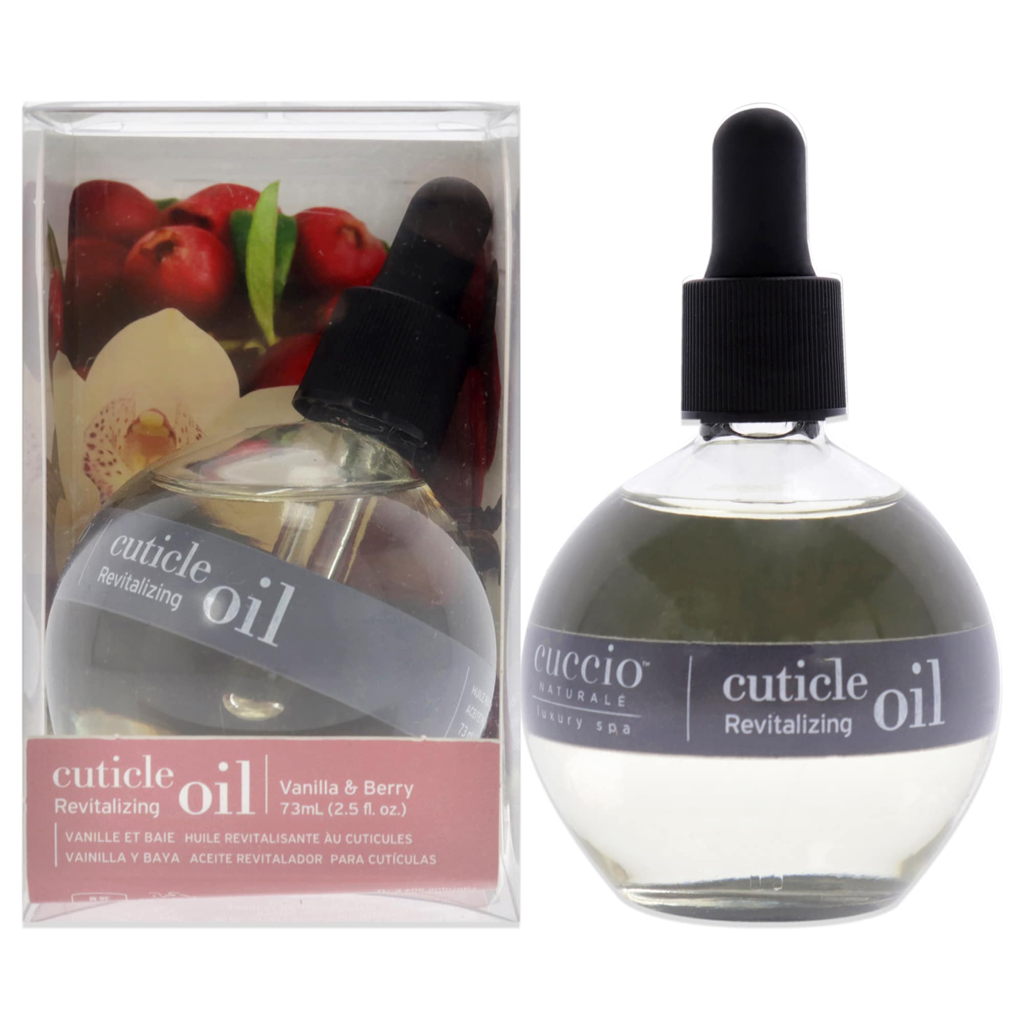 Cuticle Revitalizing Oil - Vanilla And Berry Cuccio Naturale Transparent Colour $266