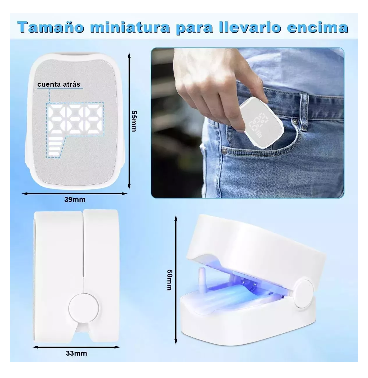 Foto 4 pulgar | Laser Para Quitar Hongos De Las Uñas Elimina Onicomicosis Blanco