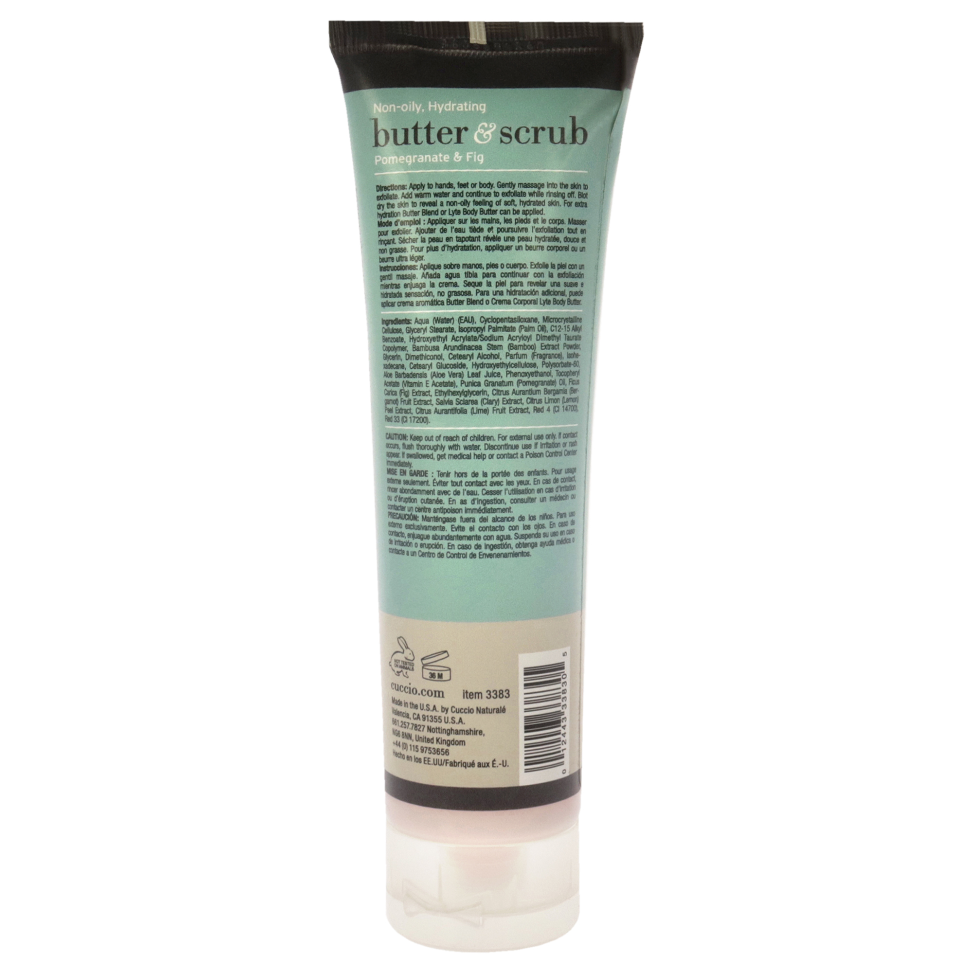 Foto 3 pulgar | Exfoliante De Mantequilla De Higo Y Granada Cuccio Naturale 120 Ml - Venta Internacional.