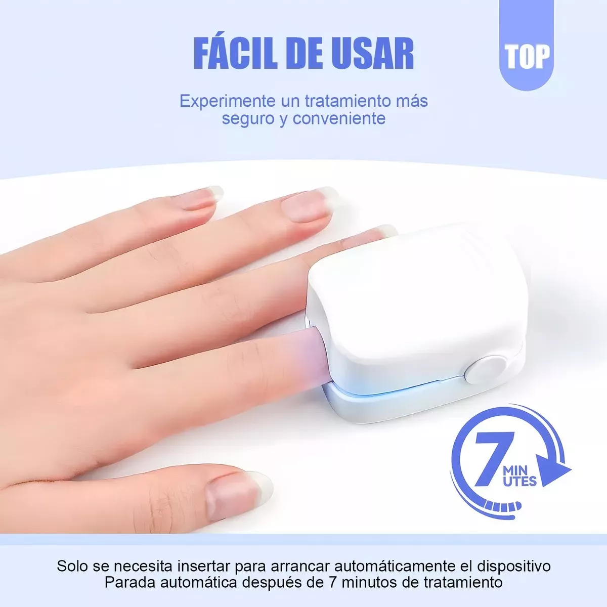 Foto 4 pulgar | Tratamiento Láser De Hongos En Las Uñas Y Onicomicosis Eo Safe Imports Esi-16604 Blanco