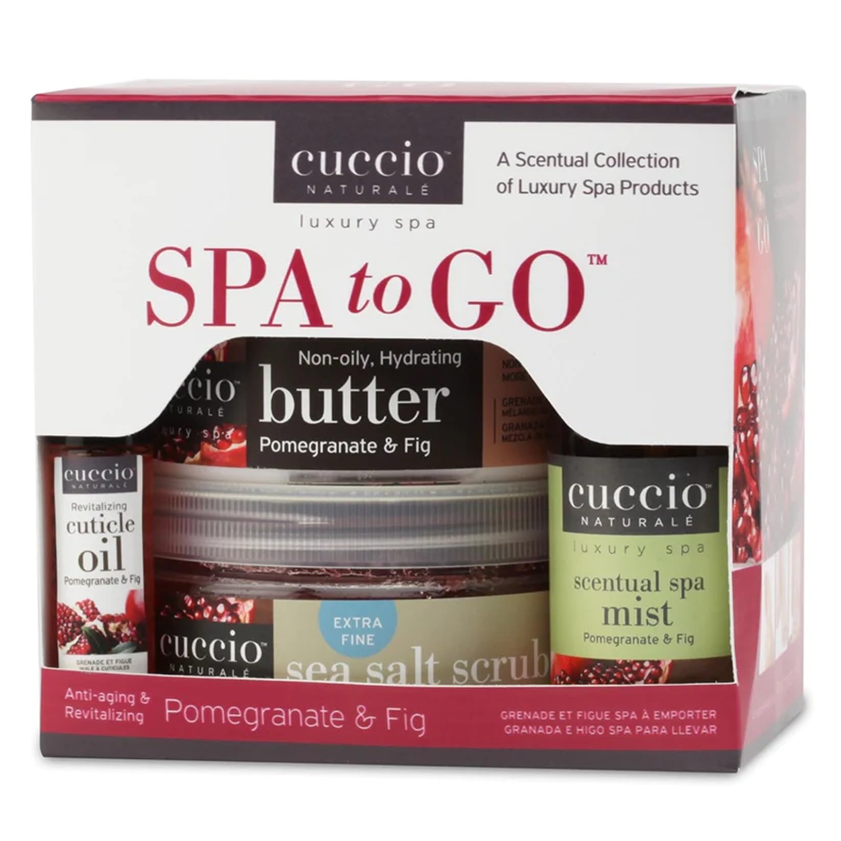 Foto 1 | Spa Kit Cuccio Con Granada E Higo Con Bruma, 60 Ml, Mantequilla, 226 G - Venta Internacional.