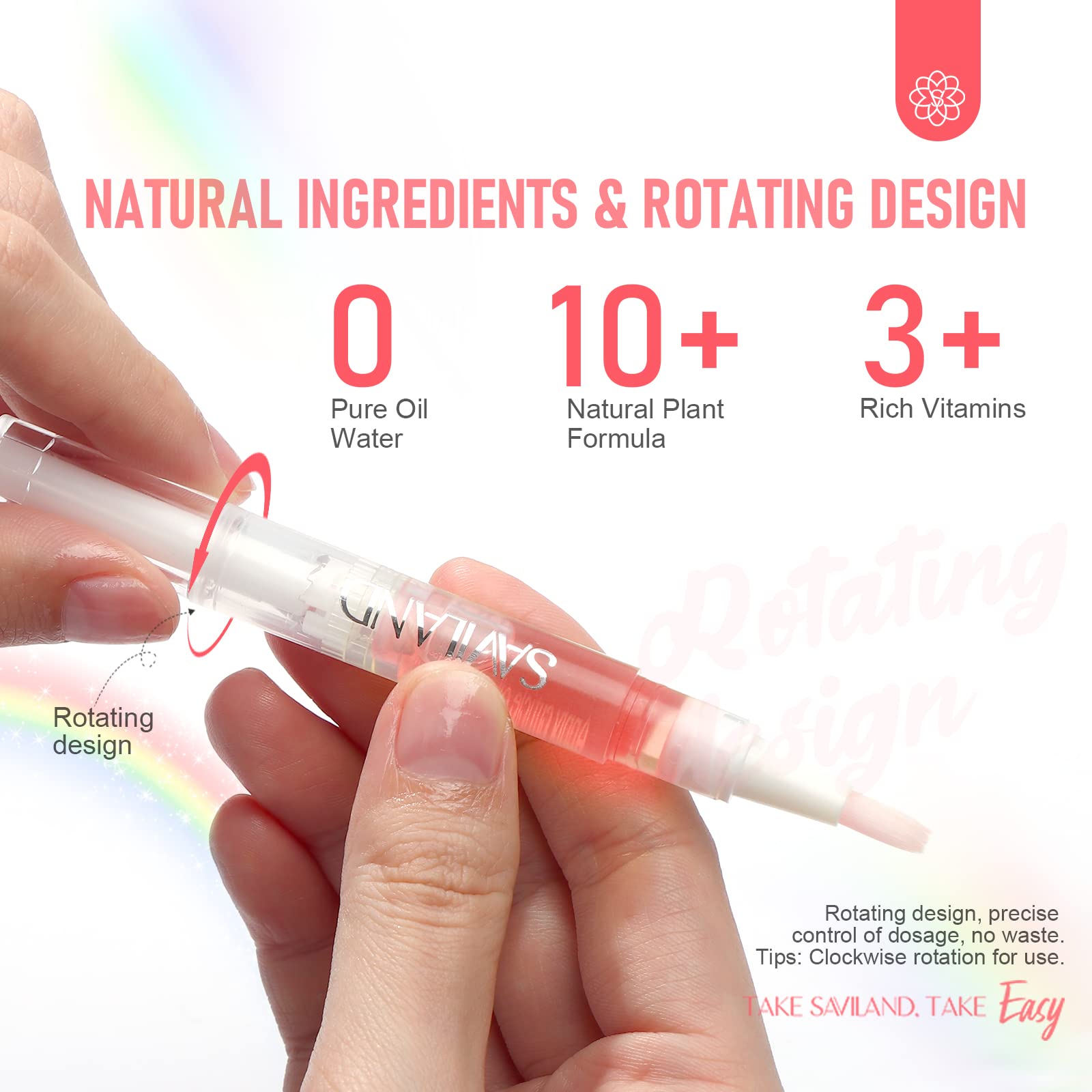 Foto 6 | Bolígrafo Revitalizante Natural Para Cutículas Saviland, 6 Unidades, Con Vitamina E - Venta Internacional.