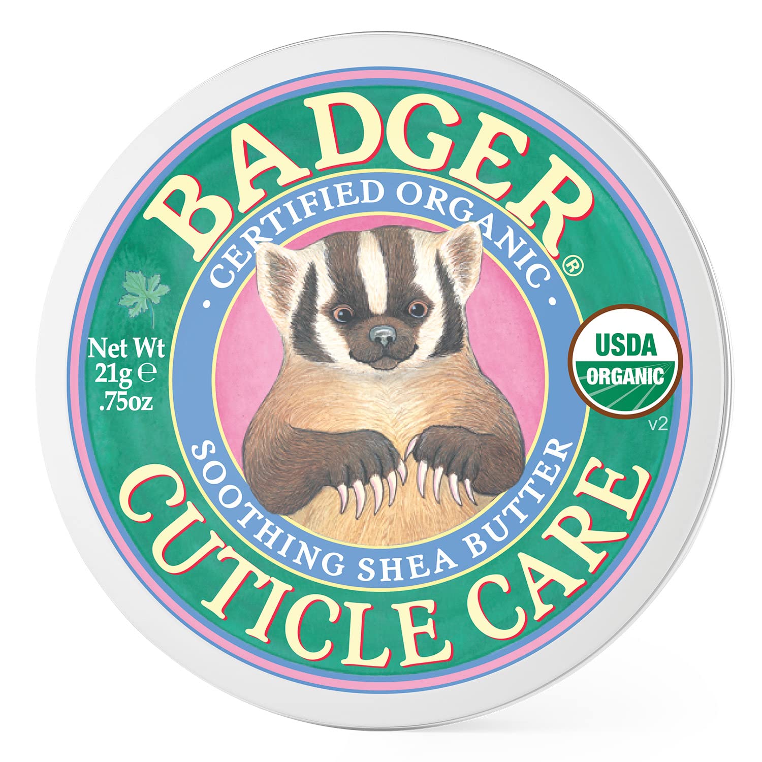 Foto 1 | Bálsamo Para El Cuidado De Las Cutículas Badger Organic Con Manteca De Karité, 22 Ml - Venta Internacional.