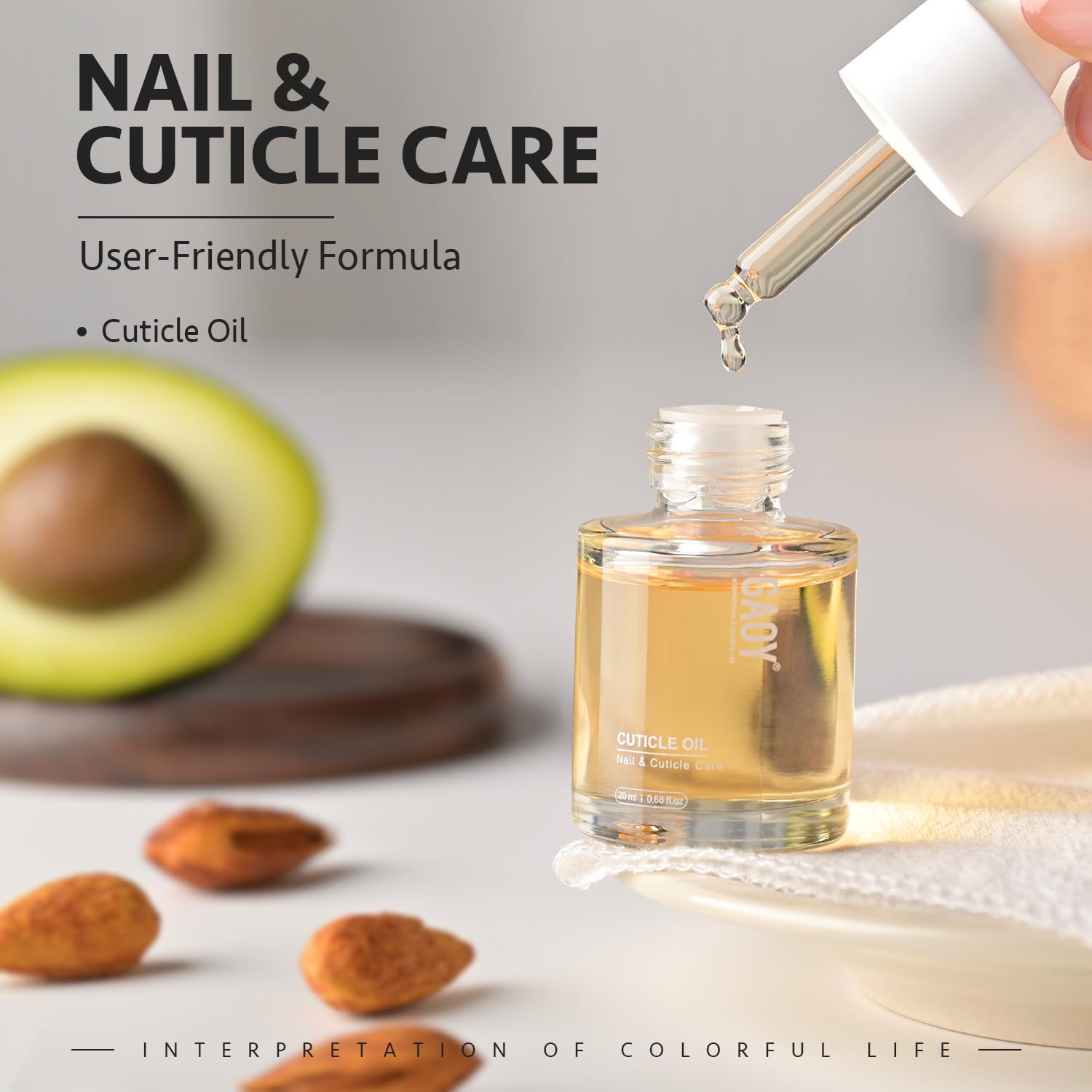Foto 7 pulgar | Aceite Para Cutículas Gaoy, Fortalecedor De Cuidado De Cutículas, 20 Ml, Para El Crecimiento De Las Uñas - Ven