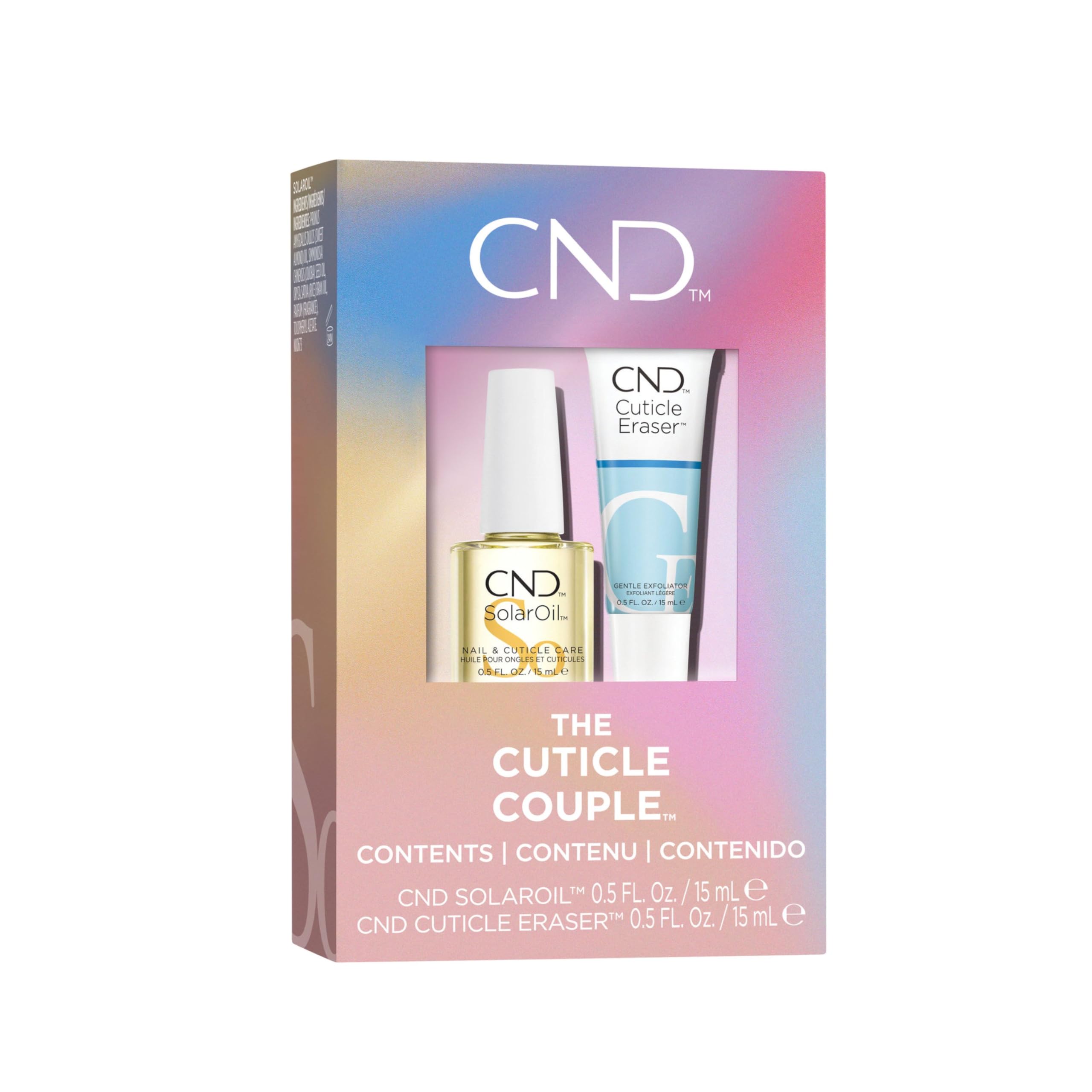 Foto 2 pulgar | Set De Cuidado De Cutículas Cnd Solaoil + Borrador De Cutículas, 15 Ml - Venta Internacional.