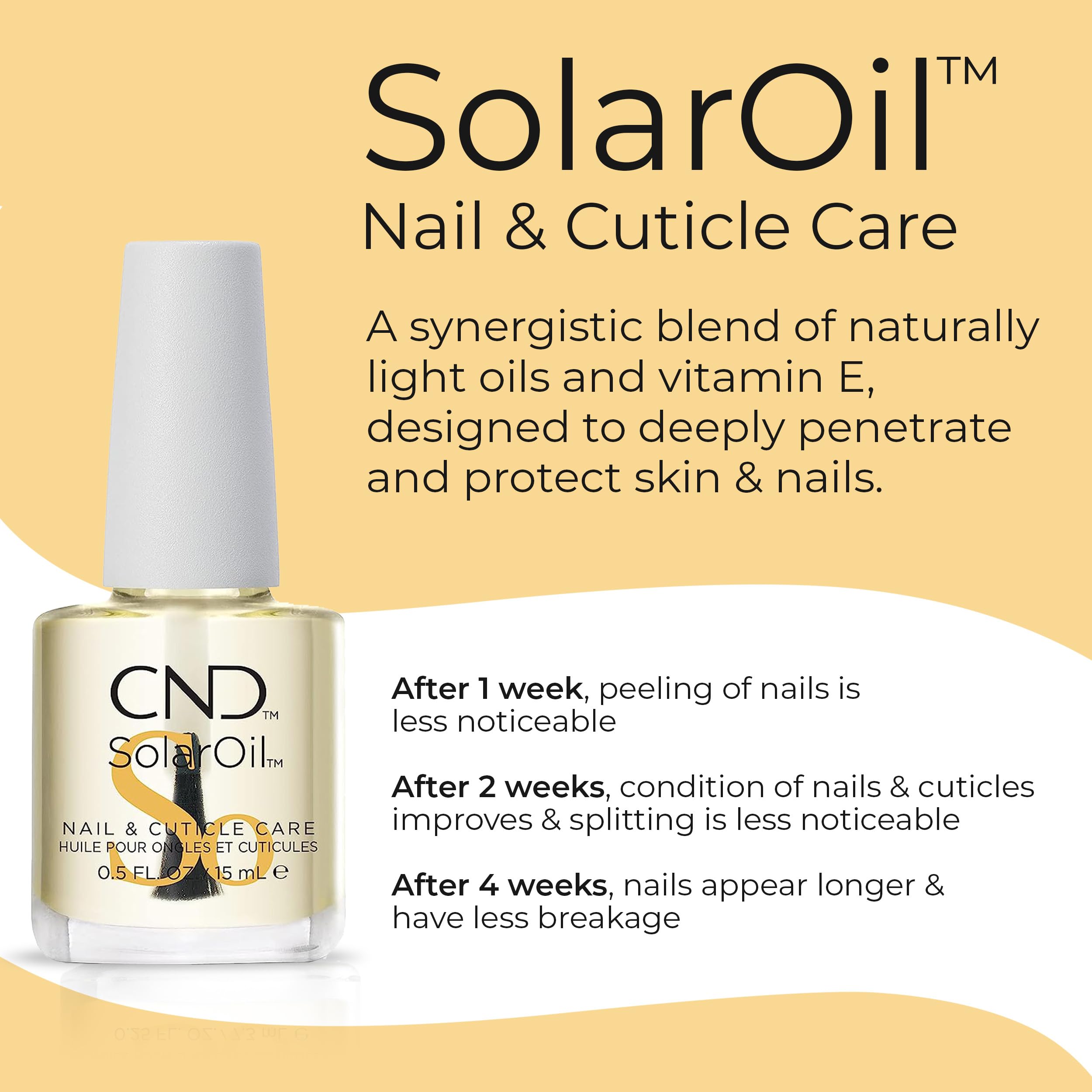 Foto 6 pulgar | Set De Cuidado De Cutículas Cnd Solaoil + Borrador De Cutículas, 15 Ml - Venta Internacional.