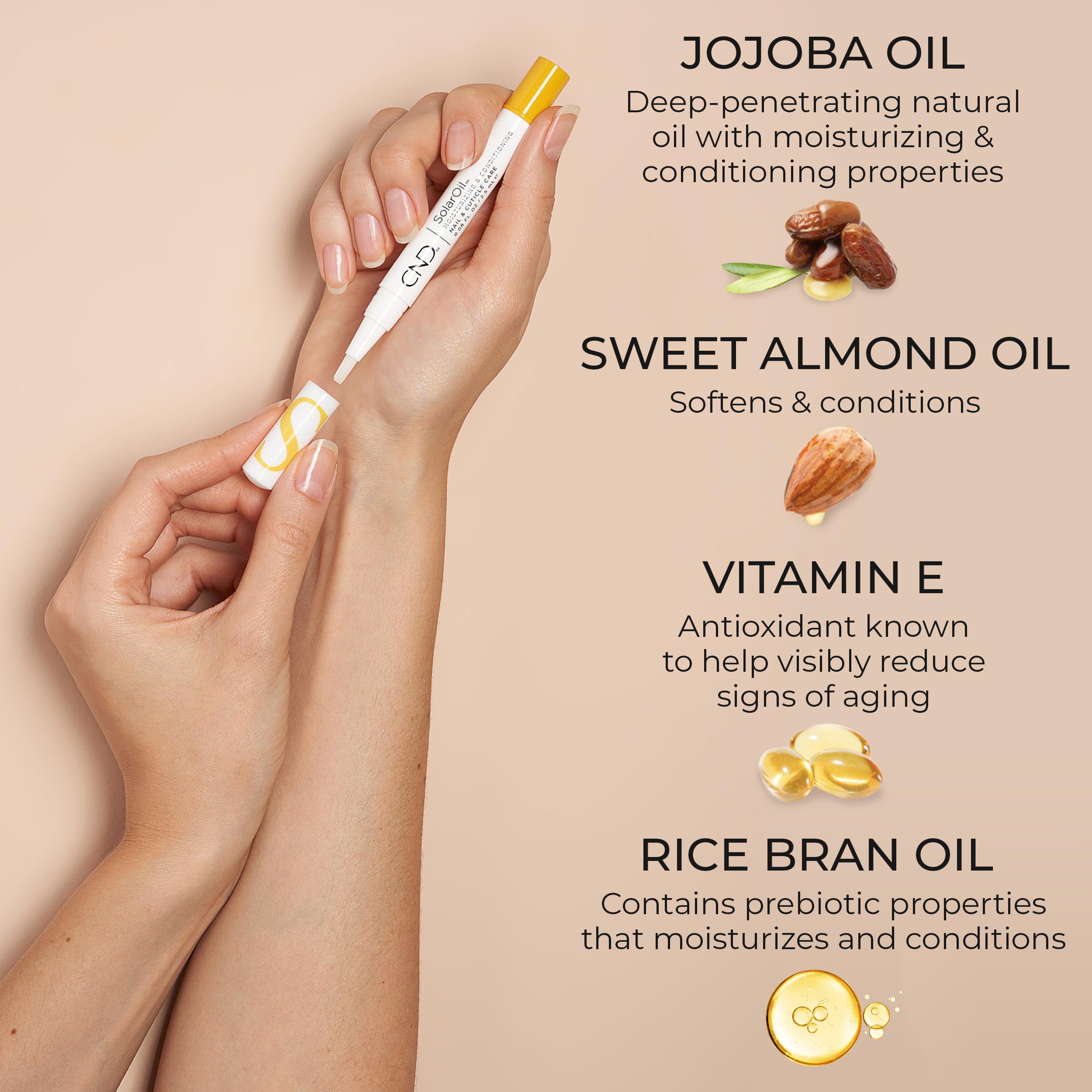 Foto 4 | Bolígrafo Cnd Solaoil Essential Care Para El Cuidado De Las Uñas, 2,4 Ml, Paquete De 1 - Venta Internacional.