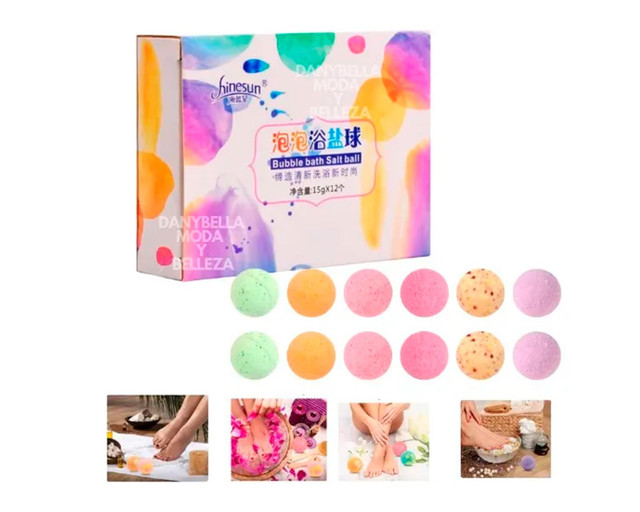 Foto 1 | Bombas Efervescentes Spa Para Pedicura Y Manicura (6 Piezas)