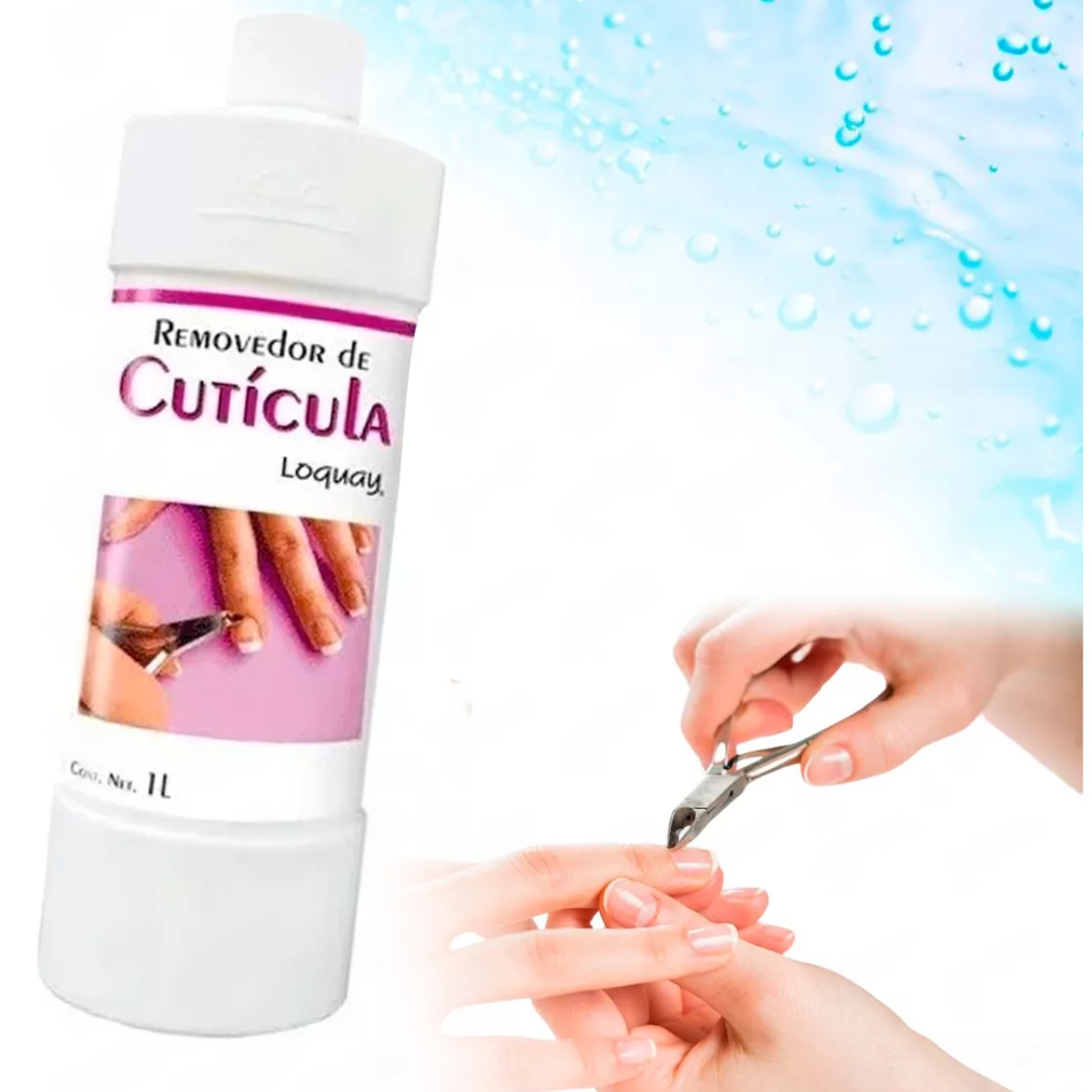 Foto 3 pulgar | Removedor Ablandador de Cutícula Manicura Loquay 1 Litro