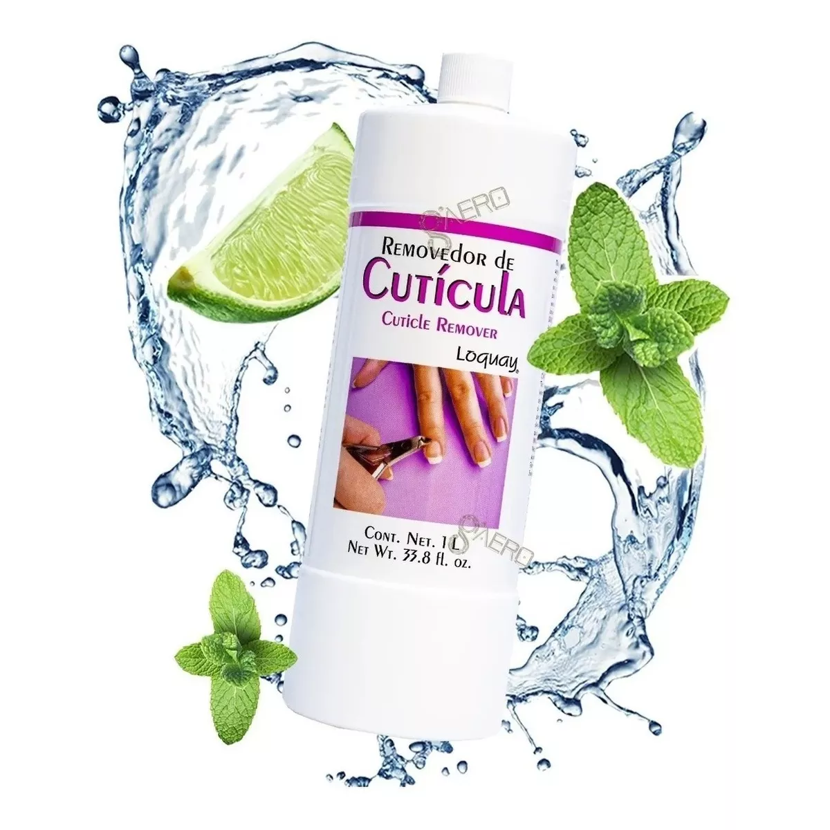 Foto 4 pulgar | Removedor Ablandador de Cutícula Manicura Loquay 1 Litro